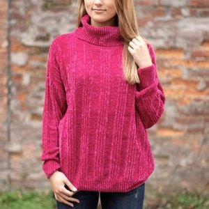Softest of Them All Chenille Tunic Sweater in Mage